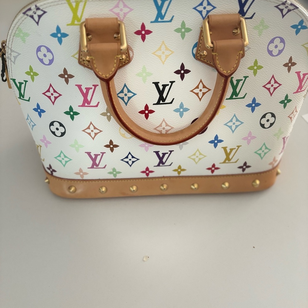Louis Vuitton Tan Satchel with Vachetta Leather Trim
